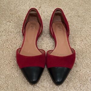 J. Jill Red and Black Women's Flats